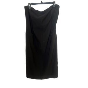 Shape fx by Newport News Strapless Classic Black Dress Sz 16